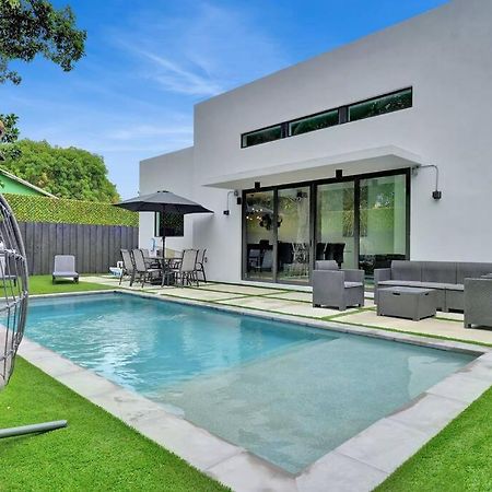 Вілла Design House -Heated Pool -Big Yard -Gated Parking Маямі Екстер'єр фото